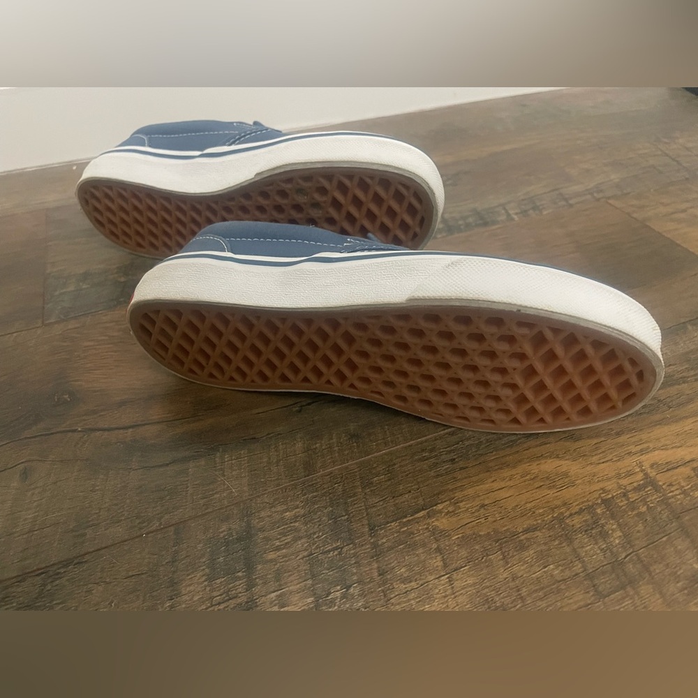 Vans Navy Canvas Slip-Ons - Picture 5 of 5